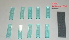 LEGO NEW 1x4 Transparent Light Blue Tile (10x) 4586557 Brick 35371