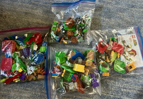 Super Mario Lego Lot, Multiple Sets Parts And Pieces, No Character Pieces