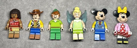 LEGO Disney Celebration Train 43212 Minifigs Moana Woody Pete Tink Mickey Minnie