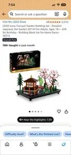 LEGO Icons Tranquil Garden 10315 Building Set for Adults