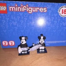 LEGO Minifigures Disney Series 2 Mickey & Minnie Minifigures w/ Stands Age 5+