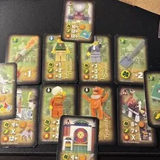 Lego Orient Expedition India Board Game Item Cards x12 Total lot 
