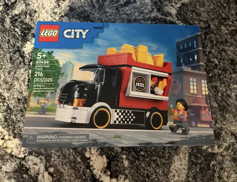 LEGO City Burger Truck 60488 Illustrated English Instruction Manual Booklet