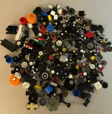 Vintage Lego Tires Wheels Hubs Spokes Car Parts Lot 3 lbs late 1990's-2010's