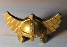  LEGO - Headgear - Castle - Helmet w/ wings Dwarf Metallic Gold - 7036 7979 