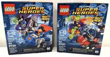 Lego DC Comics 76068 & 76069 Mighty Micros Superman, Bizarro, Batman Killer Moth
