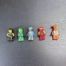 LEGO NINJAGO Minifigure Lot of 5 Assorted Pieces Plastic