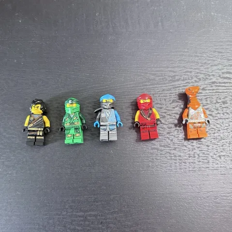 LEGO NINJAGO Minifigure Lot of 5 Assorted Pieces Plastic