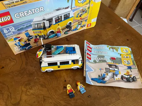 LEGO CREATOR: Sunshine Surfer Van (31079) 100% complete with box and instruction