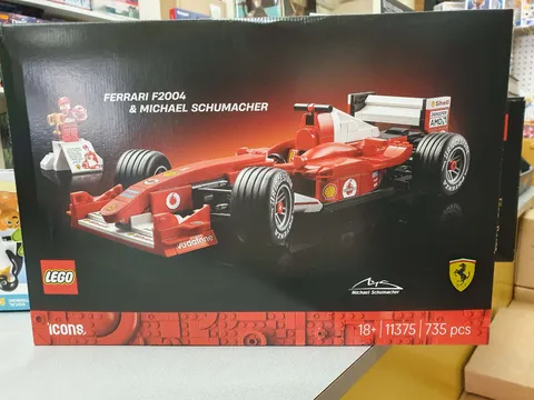 LEGO ICONS 10375 FERRARI F2004 AND MICHAEL SCHUMACHER - NEW MISB