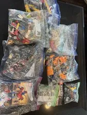 4lbs of Mixed LEGO Parts and Pieces Bulk Lot Marvel Auto Cars Airplane
