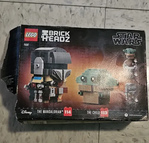 LEGO BrickHeadz Star Wars 75317 The Mandalorian & The Child 295pc Box