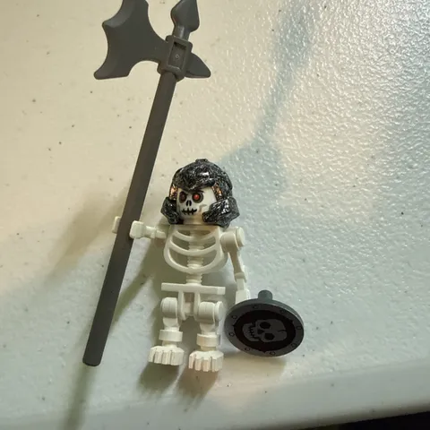 Lego Skeleton Warrior 3Castle Minifigure Fantasy Era cas329 7091 7092 - 2Y