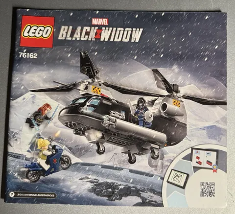 LEGO Marvel Black Widow Helicopter Set # 76162 Instructions Manual ONLY