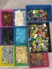LEGO 18 pound INCL SHIP Bulk Lot Partially Sorted Elves Dragon Friends Minidolls