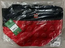 LEGO Storage Bag 6.3L Polyester w/ Handle Red/Black MPN 10084
