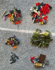 Kre-o, Mega-Bloks, K|Nex, Halo, Brick Arms, Non Lego Pieces Bulk Lot