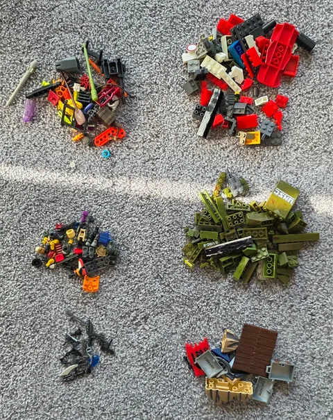 Kre-o, Mega-Bloks, K|Nex, Halo, Brick Arms, Non Lego Pieces Bulk Lot