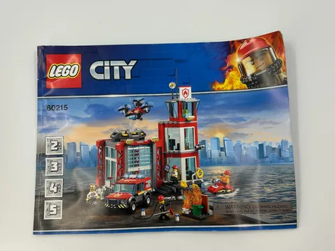 LEGO City 60215 Fire Station Instruction Manual Booklet Guide ONLY