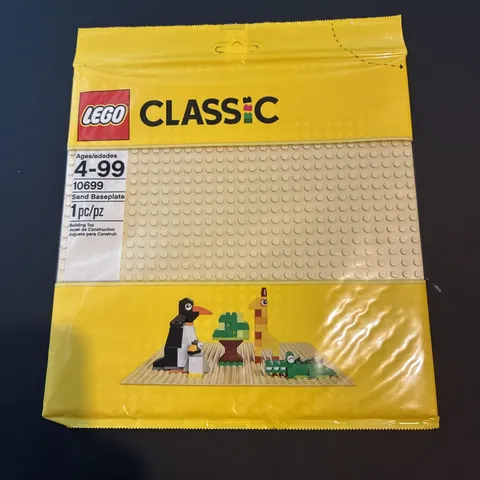LEGO Classic Sand Baseplate 10699 Tan 32x32 Stud Building Plate New Sealed