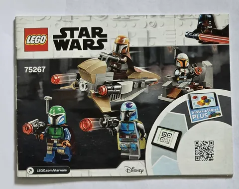 🧱 LEGO New Instruction 75267 New Star Wars Mandalorian Battle Manual Only