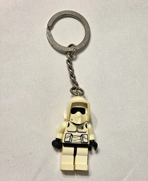 LEGO Star Wars Imperial Scout Trooper Keychain Minifigure Figure Pre-Owned