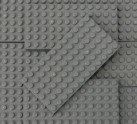 100% Authentic Lego Basic Plate 6x12 Building Blocks Qty 6 No 3028