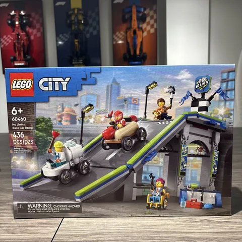 New Sealed Original Box LEGO 60460 City No Limits Race Car Soap Box Ramp Track