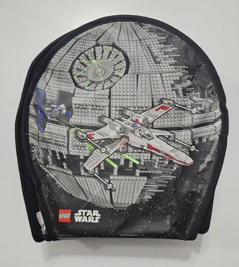 LEGO Star Wars Storage Zip Bin Death Star Transforming Toybox Soft Case 