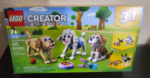 LEGO Creator 3-in-1 Adorable Dogs (31137) - 100% Complete, Partially Built