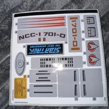 Corrected Sticker Sheet for LEGO 10356 Star Trek U.S.S. Enterprise NCC-1701-D