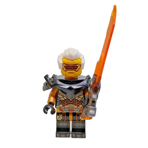New LEGO Ninjago - Rapton - Shoulder Pads w/ Ninjago Imperium Sword njo0821