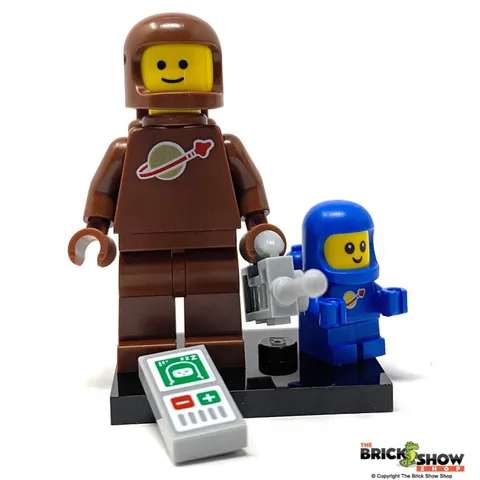 Brown Astronaut and Baby Benny - LEGO Collectible Minifigure 66733 (Series 24) (