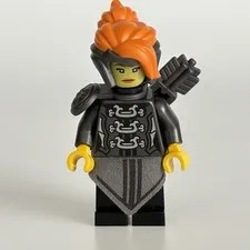 LEGO Ninjago Koko Dragon Hunter Minifigure w/ Armor Quiver & Cloth Skirt