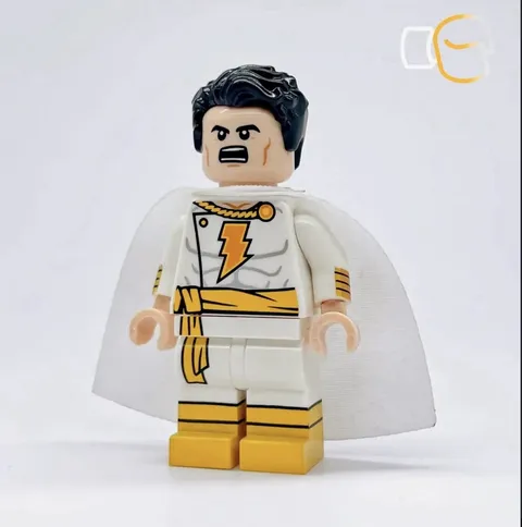 LEGO DC Superhero White Shazam Custom minifigure By Excelsior