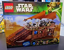 LEGO Star Wars 75020: Jabba's Sail Barge Retired Hard to Find set Brand New