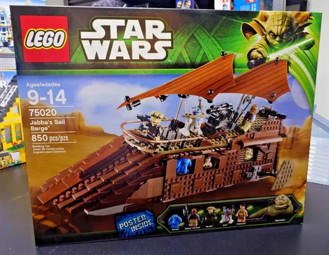 LEGO Star Wars 75020: Jabba's Sail Barge Retired Hard to Find set Brand New