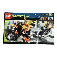 LEGO Agents 2.0 #8967 Gold Tooth's Getaway Instruction Manual ONLY