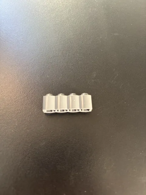 LEGO Parts 30137 (1 Pc) Brick Modified 1x4 Log Gray Color Bricks