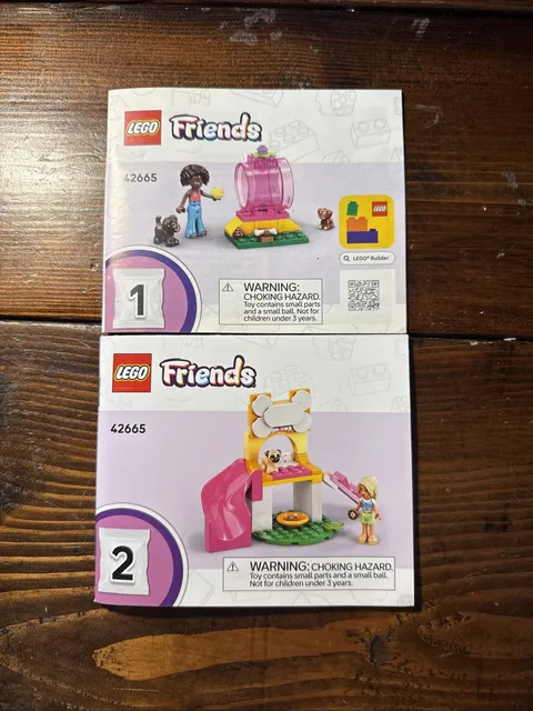 LEGO Friends 42665 Instruction Manual Only Set Of 2