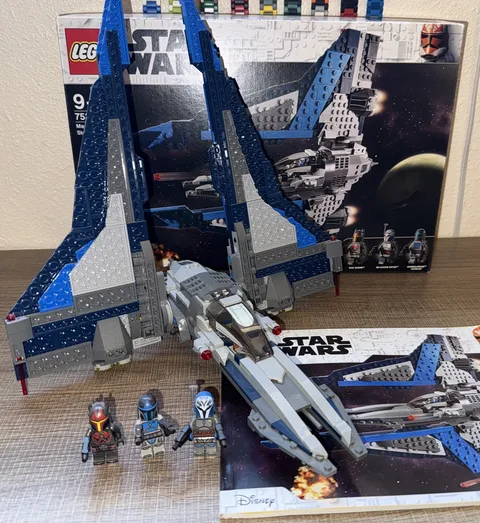 LEGO 75316 Star Wars: Mandalorian Starfighter 100% Complete + Box EUC!!