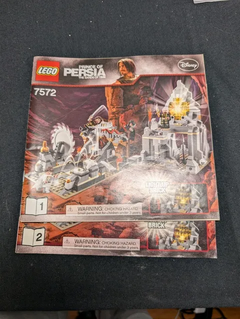 LEGO 7572 Disney Prince Of Persia Quest Against Time All Minifigures Included