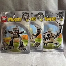 3 New Sealed Bags Of LEGO MIXELS: Footi Hoogi Scorpi
