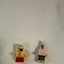 LEGO SpongeBob SquarePants Minifigure Lot 2-Piece Plastic Minifigures