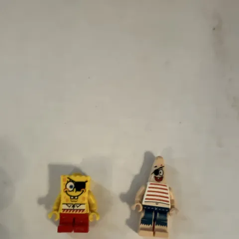 LEGO SpongeBob SquarePants Minifigure Lot 2-Piece Plastic Minifigures