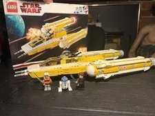 LEGO 8037 Star Wars Anakin's Y-Wing Starfighter Complete w/ Minifigures & Manual