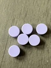 LEGO 98138 Lavender Tile Round 1x1 - 6 Pieces