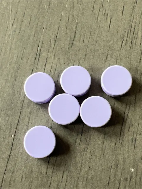 LEGO 98138 Lavender Tile Round 1x1 - 6 Pieces