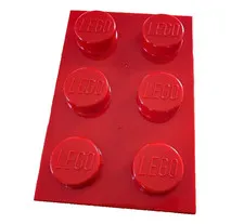 LEGO Junbo Block Big Large Minifigure Red L10.2in W2.9in H4.9in