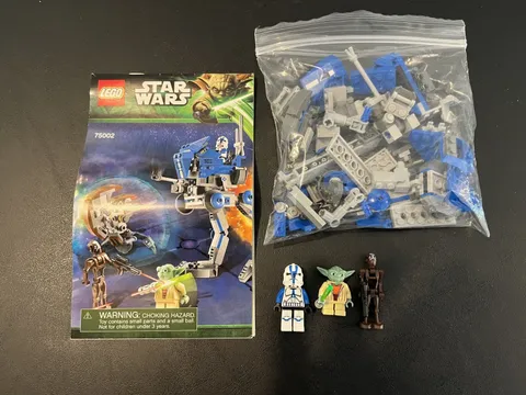 2013 Retired Lego Star Wars (75002) Clone 501st AT-RT Set